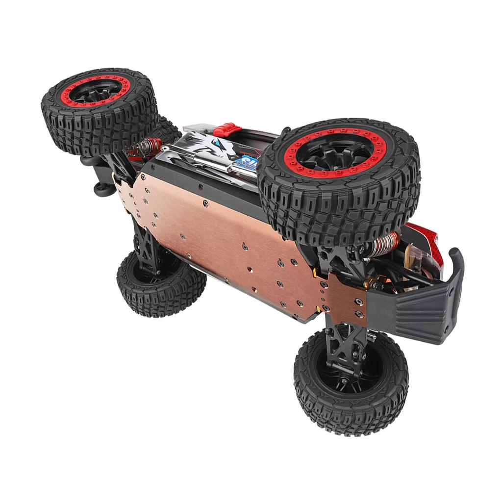 Remote Control Car, 2.4 GHz 60 KPH High Speed 4WD Electric Vehicle with Brushless Motor and LED Lights, Rechargeable