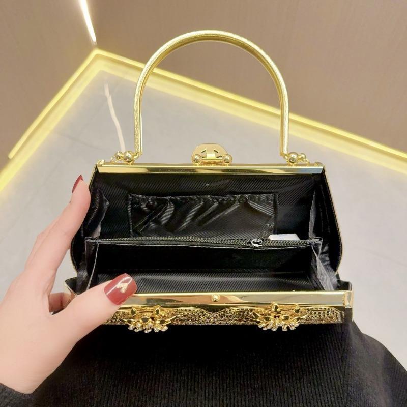 Retro Small Bag Fashionable Banquet Evening Handbag Diagonal Dinner Bag