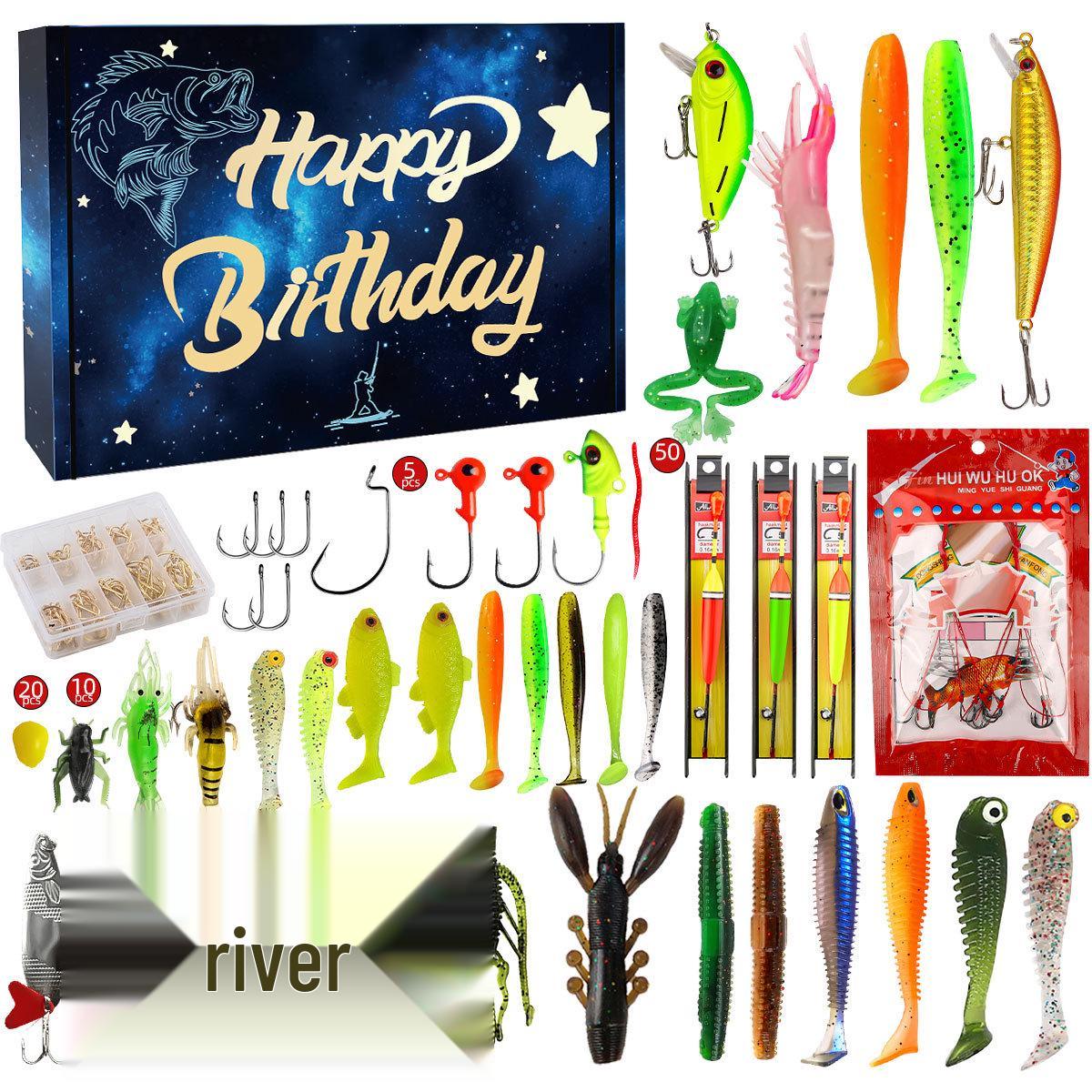 

Cross-Border Fishing Kit: Lures for Largemouth & Smallmouth Bass, Trout