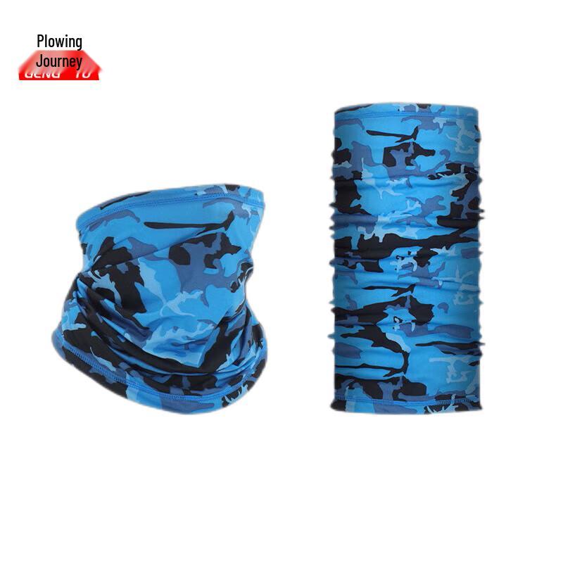 Gengtu Ice Silk Camo & Grid Multifunctional Headwear
