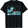 Berühmte Vintage Kunst Klassiker_ Große Welle Spezialdesign T-Shirt(6)