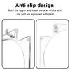 Anti-Slip Mini Desktop Computer Holder For Mac Mini M4 2024 Transparent Cooling Pc Stand Bracket Base