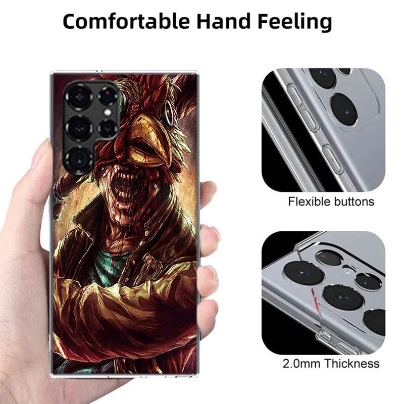Game Hotline Miami Capa Phone Case For Samsung S26 Ultra S25 Edge Galaxy S23 S21 S20 S24 FE S22 S10 Plus Cover Clear TPU Shell C