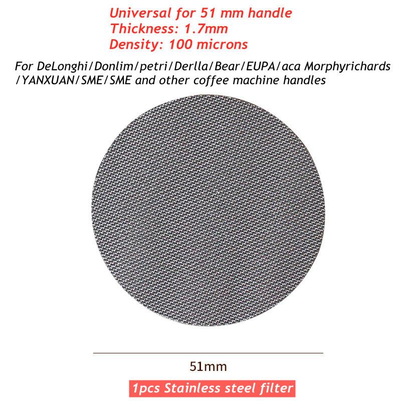 Ecran cafea 49mm 58mm 51mm 54mm 53mm Placă plasă filtru portafiltru Ecran filtru cafea Ecran puc espresso Cafetieră