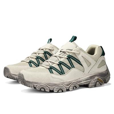 Beige Hiking Walking Shoes for Men Women Non Slip Sneakers Comfortable Outdoor Travel Comfort Casual Four Seasons Mesh Breathabl