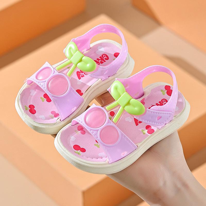 Girls' Sandals Summer Children's Princess Sandals Student Soft Sole Versatile Little Girls' Big Kids' Beach Shoes