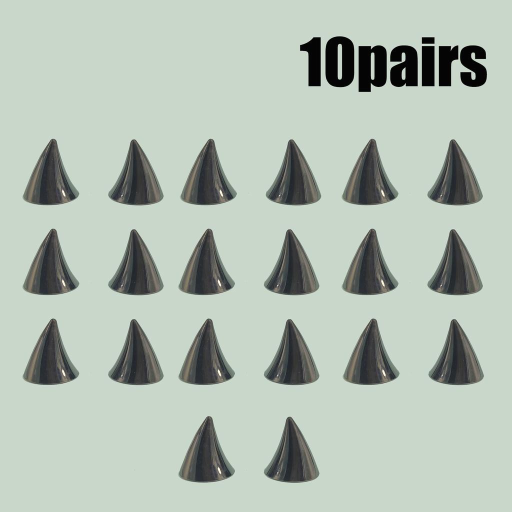 20 Pairs of E-bike Helmets Suction Cup Decoration Motorbike Helmets Male and Female Models Devil Horns Decoration