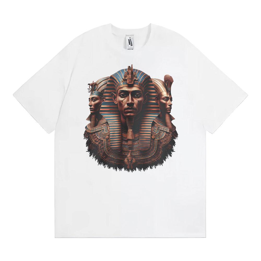 Egyptian Pharaoh Graphic Ancient Egypt Art Meme Tee Shirt Men Women Harajuku Vintage Fashion Humor Tshirts Short Sleeve T Shirt