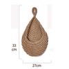 Simulated Rattan Fruit Vegetable Basket Woven Hanging Basket New Storage Basket  Home Decoration