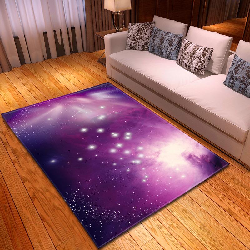 Simple And Mysterious Starry Sky Living Room Carpet Bedroom Dining Room Floor Mat Pattern Size
