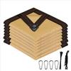 Garden Shade Cloth with Grommets Shade Cloth Sun Shade Fabric Shade Cover for Patio Garden Pergola Shade Cover Canopy Greenhouse