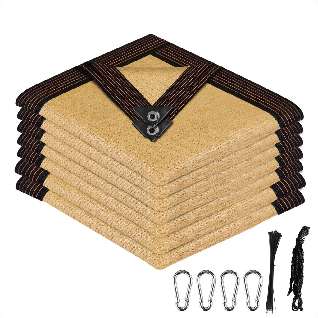 Garden Shade Cloth with Grommets Shade Cloth Sun Shade Fabric Shade Cover for Patio Garden Pergola Shade Cover Canopy Greenhouse