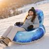 Round Snow Tube with Grab Handles Cold-Resistant for Snowy Slopes, Adults
