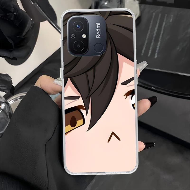 

Genshin Impact Cartoon Face Phone Case for Xiaomi Redmi 14C 13 13C 12 12C 10 10C 10A 9C 9A 9T 9 8 8A 7 7A 6A 6 Pro K70 K60 K40 K Redmi 9C