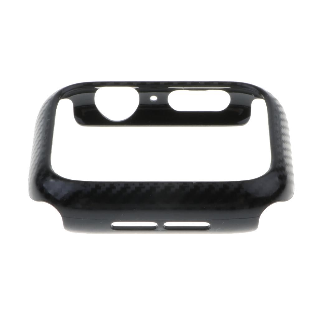 Minimalist Carbon Fiber Protective Watch Case Lines PC Skin Smart Cover for Watch Series