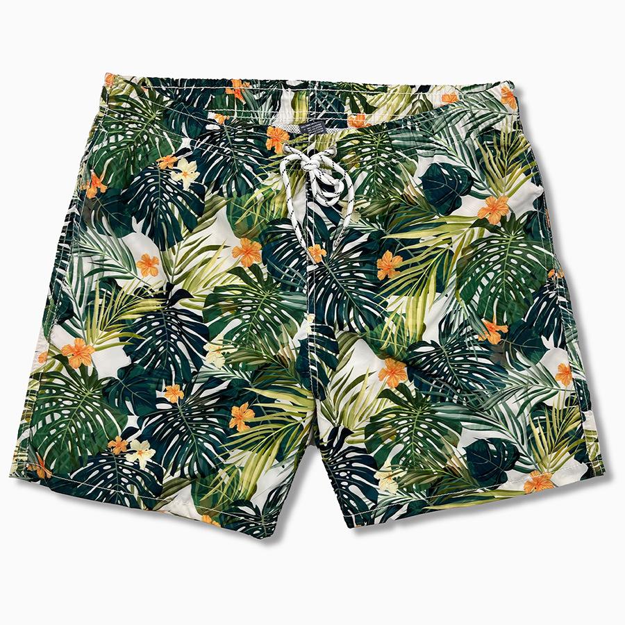 

Эксклюзивные европейские и американские мужские пляжные шорты больших размеров с быстрой сушкой и водоотталкивающим пляжным принтом XXL