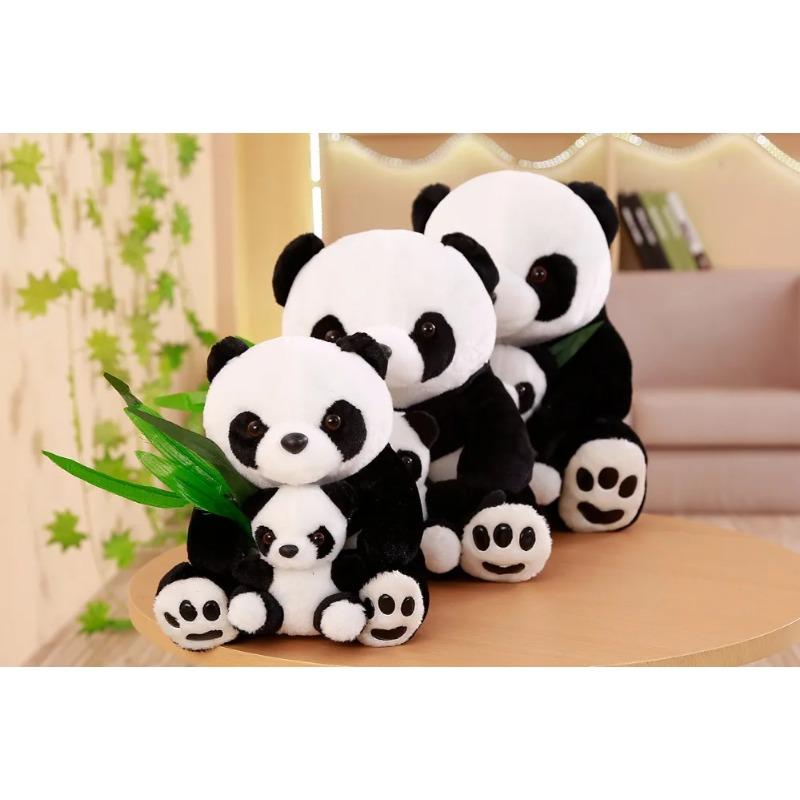 New Plush Panda Toys Cute Stuffed Animal Doll Mother And Son Toy Gift for Children Friends Girls  Home Decor Christmas Gift
