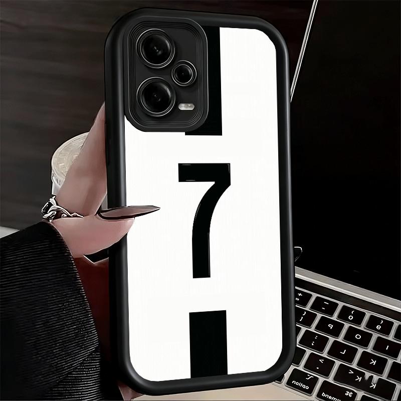 Phone Case for Xiaomi Redmi Note 15 14 13 Pro Plus FootBall Number 7 10 19 Shell 12S 11 11S 11T 5G 14S Soft Silicone Funda