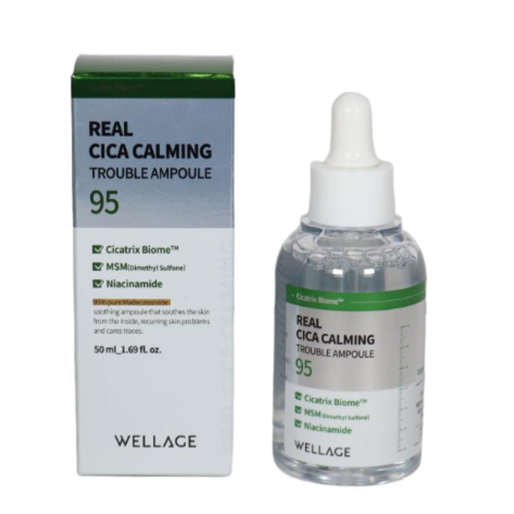 

WELLAGE Real Cica Calming 95 Trouble Ampoule 50ml