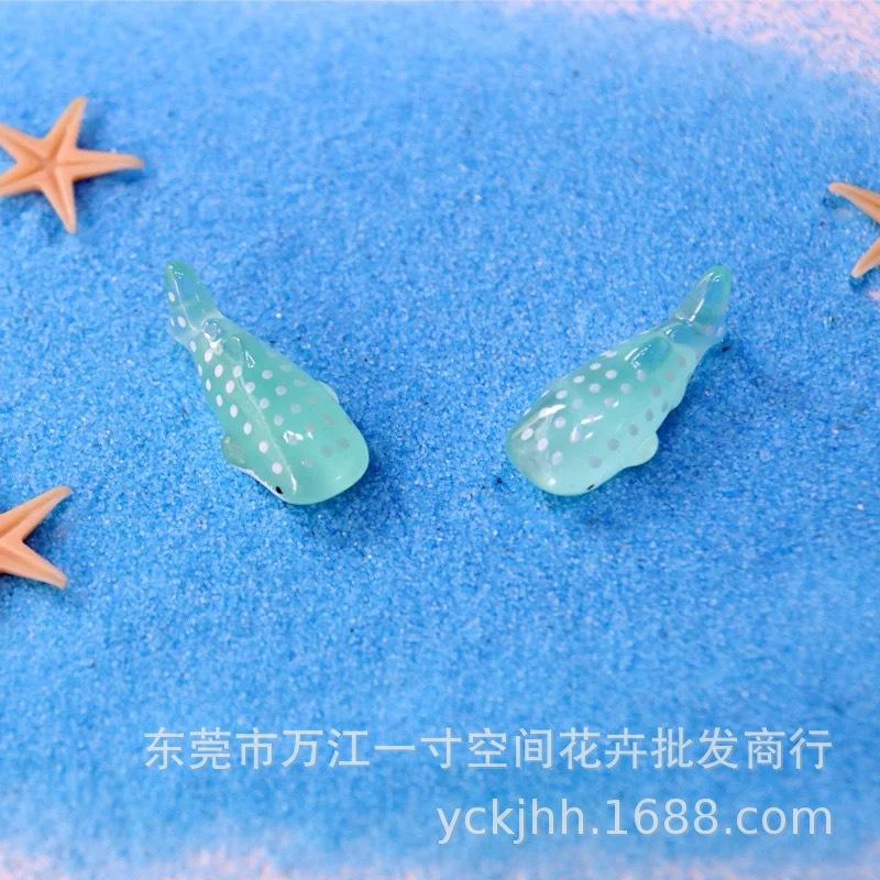 Spotted Shark Mediterranean Resin Figurine - Creative Decorative Micro Landscape Piece