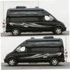 Versatile Car Side Stripes Sticker Scratch Resistant Eye Catching Campers  Side Stripes Sticker Set for Motorhome