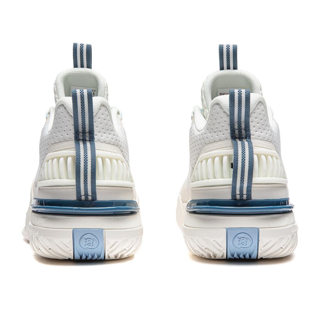 Li Ning Storm 2024 Cushioning Breathable Lightweight Rebound Low Top Basketball Shoes Men's Ivory ABFU017-3