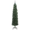 Artificial Christmas Tree with 300 LEDs and Stand Green 240 cm