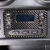 Carbon Fiber Interior Radio Console Cover Trim Sticker For Hummer H2 2003-09