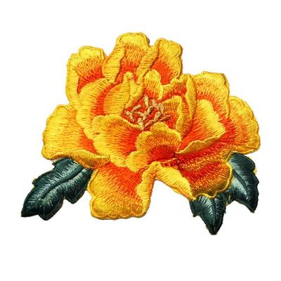 Red Blue Purple Sew On for Dress Wedding Clothes Decoration Appliques Patches Iron On Patches Embroidered Badges