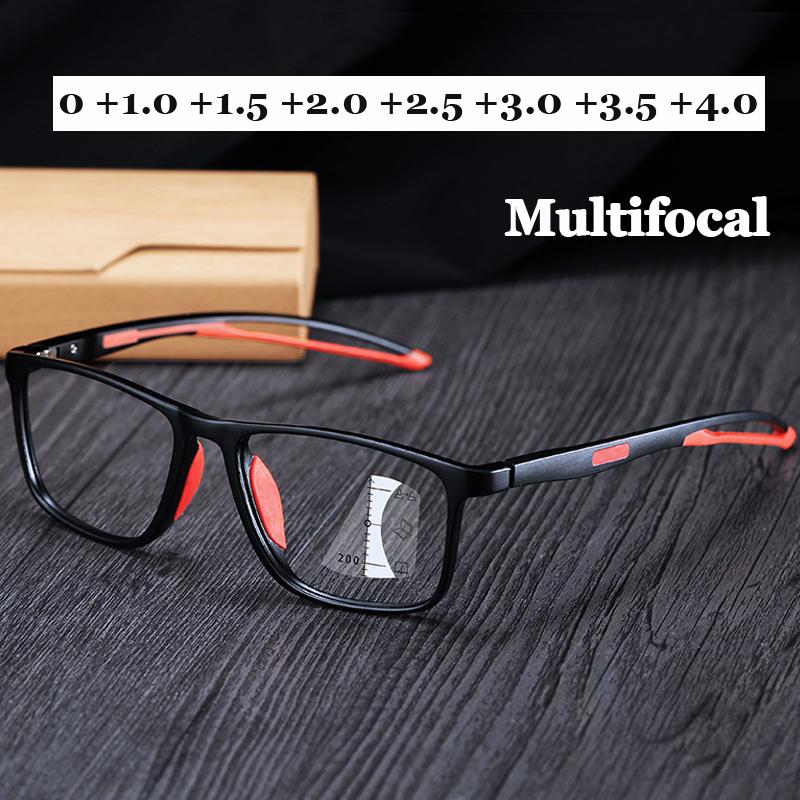 

Женские и мужские прогрессивные мультифокальные очки квадратные анти-синий свет очки для чтения мужские и женские винтажные очки для близи и дальнего пресбиопии