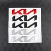 Auto Styling ABS KN Buchstaben Aufkleber Motorhaube Heckklappe Emblem Aufkleber Zubehör für Ceed Rio Soul Sorento Sportage Cerato K3