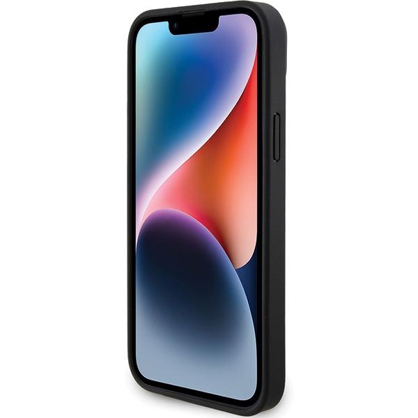 BMW Bmhcp15M23Pupvk Iphone 15 Plus / 14 Plus 6.7 Schwarz/Black Hardcase Perforierte Dreifarben-Linie