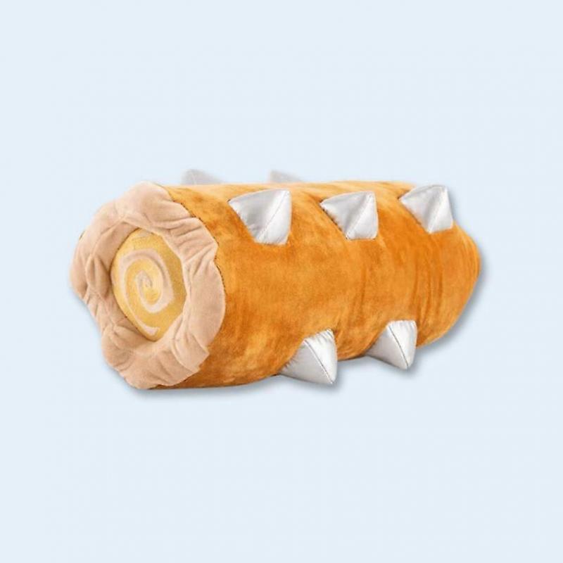 Clashed Royale Plüschtier – Weiches, plüschiges Baby-Drachen-Plüschtier, das wie ein Baumstamm rollt, für Kinder und Cartoon-Fans