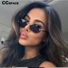Luxusmarke Designer Randlose Sonnenbrille 2024 Neu Eingetroffen Retro Oval Metall Gafas De Sol Outdoor Sonnenschutz Urlaub UV400 #300371