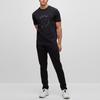 HUGO BOSS T-Shirts Men's Black Crew Neck Moderate Straight Fit 50488831-001