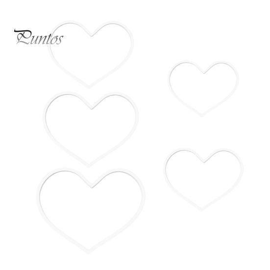 

5 шт., кольца для кормления рыб, в форме сердца, плавающее ограждение для растений, защита для аквариума, ряска, кольцо для подачи рыбы, аксессуары для бетты 5pcs