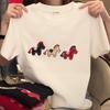 Three Little Horses 2026 Spring/Summer Embroidered Faux Cashmere Slimming T-shirt