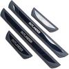Stainless Door Sill Protector Kick Plate Entry Guard Kit for Mitsubishi Eclipse Cross PHEV 2024 Accessory (Thin Chrome Eclipse Cross)