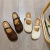 Mary Jane Shoes Soft Sole Not Tired Feet Women's Shoes Bag Head Half Slippers Women's Summer Wear New with Skirt Lazy Sandals