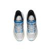 Skechers Sport Men Mesh Low Dad Shoes Silver Blue 232748-SLBL
