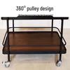 Modern Mobile Restaurant Serving Cart