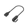 Portable USB Cable Music AMI To USB Female Data Wire Sound Adapter Replacement for A6L Q5 Q7 A8L Accessories