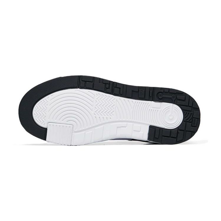Anta Youth  Kids Street Skate Shoes Non-Slip Durable Low-Top Kids sneaker White Black 312238002-3