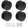4pcs Mirror Holderszinc Alloy Clip Wall Hanging Fixing Kit Frameless Clips Mirror Mounting Clips For Bathroom