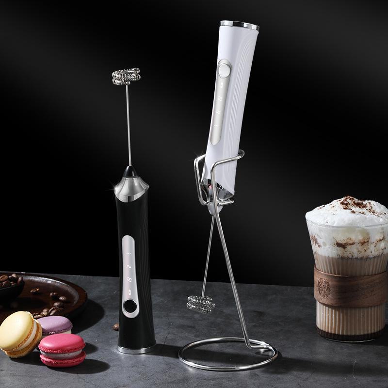 Rechargeable Wireless Handheld Electric Milk Frother and Egg Beater