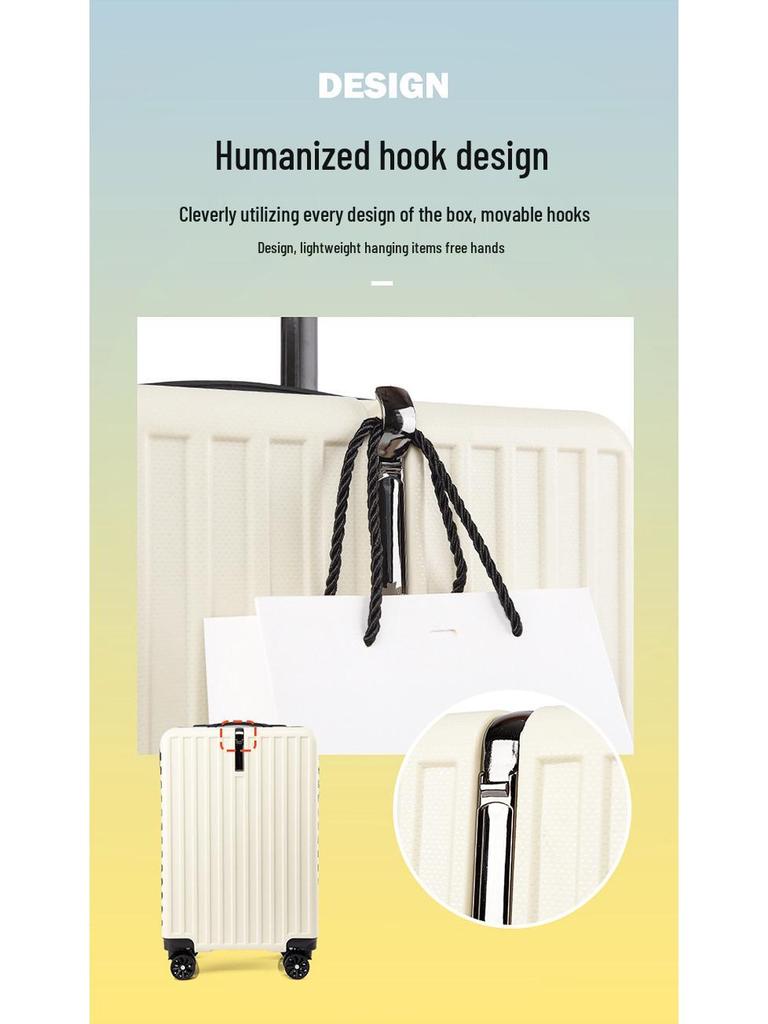 20-Inch Children's Travel Suitcase with Universal Wheels and Password Lock