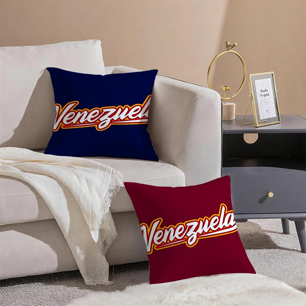 Simple fashion flag style VVenezuelas Cushion Cover Linen Pillow Case Soft Breathable Protective Couch Room Decoration