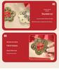 Cultural Creative Rotating Metal Fridge Magnet: Good Luck Travel Souvenir Gift