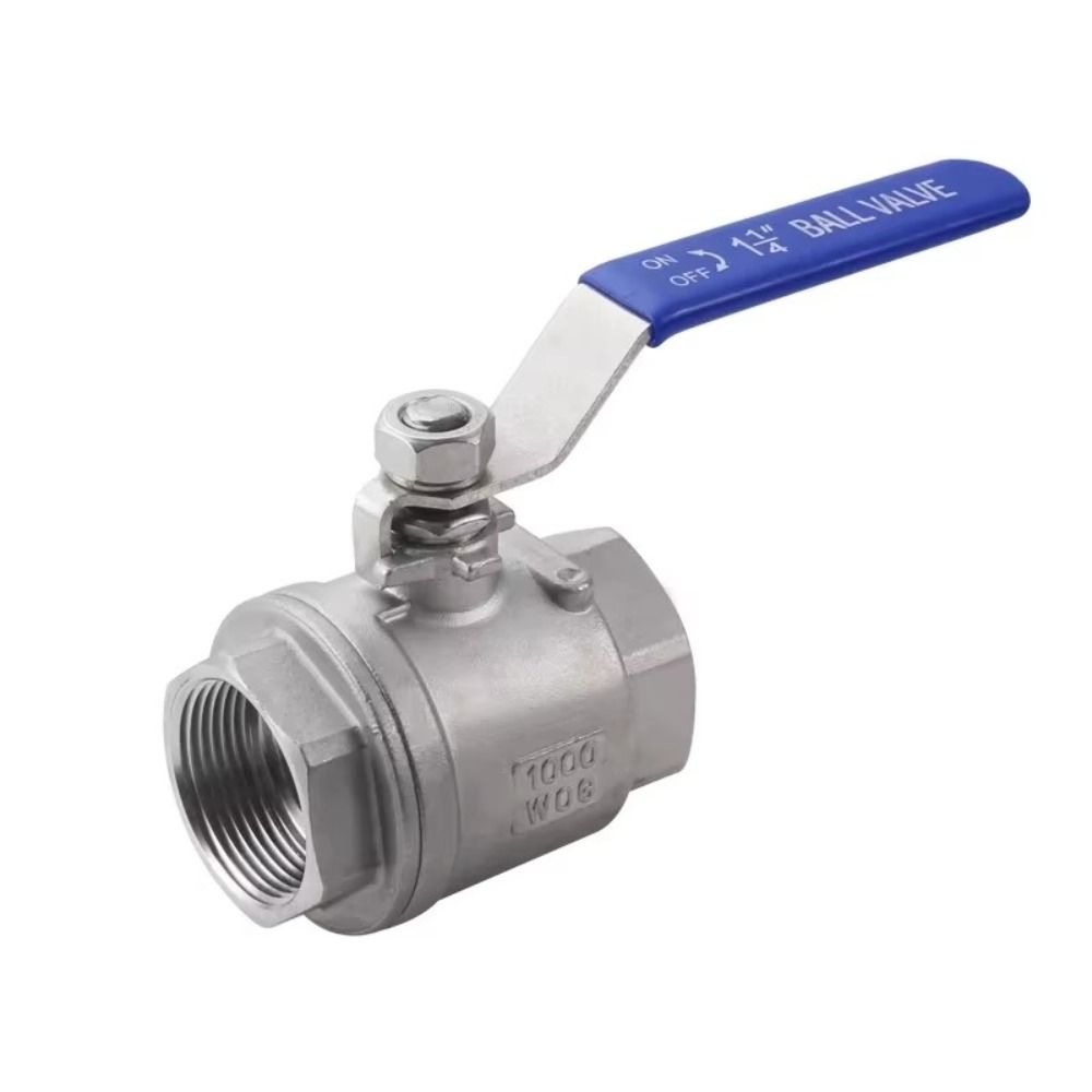 SS304 Stainless Steel Ball Valve 1/2" 3/4" 1" 1/4" 3/8 Female Valve New Full Port Ball Valve