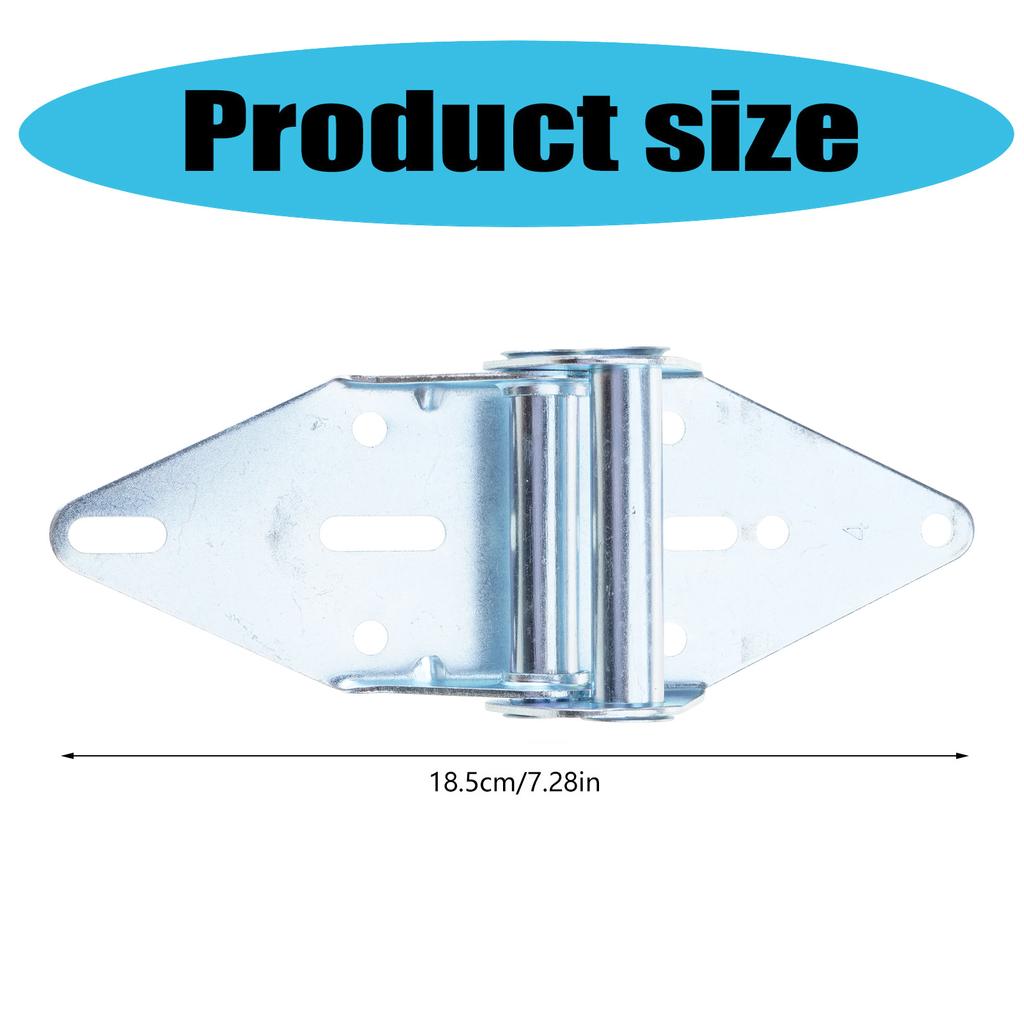 Garage Door Hinges Set of 6 Craft from Stainless Steel Comes With 8 Screws for High Performances and Sturdy Support